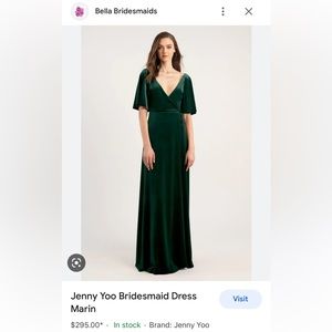 Jenny Yoo Marin Bridesmaid Dress - Emerald